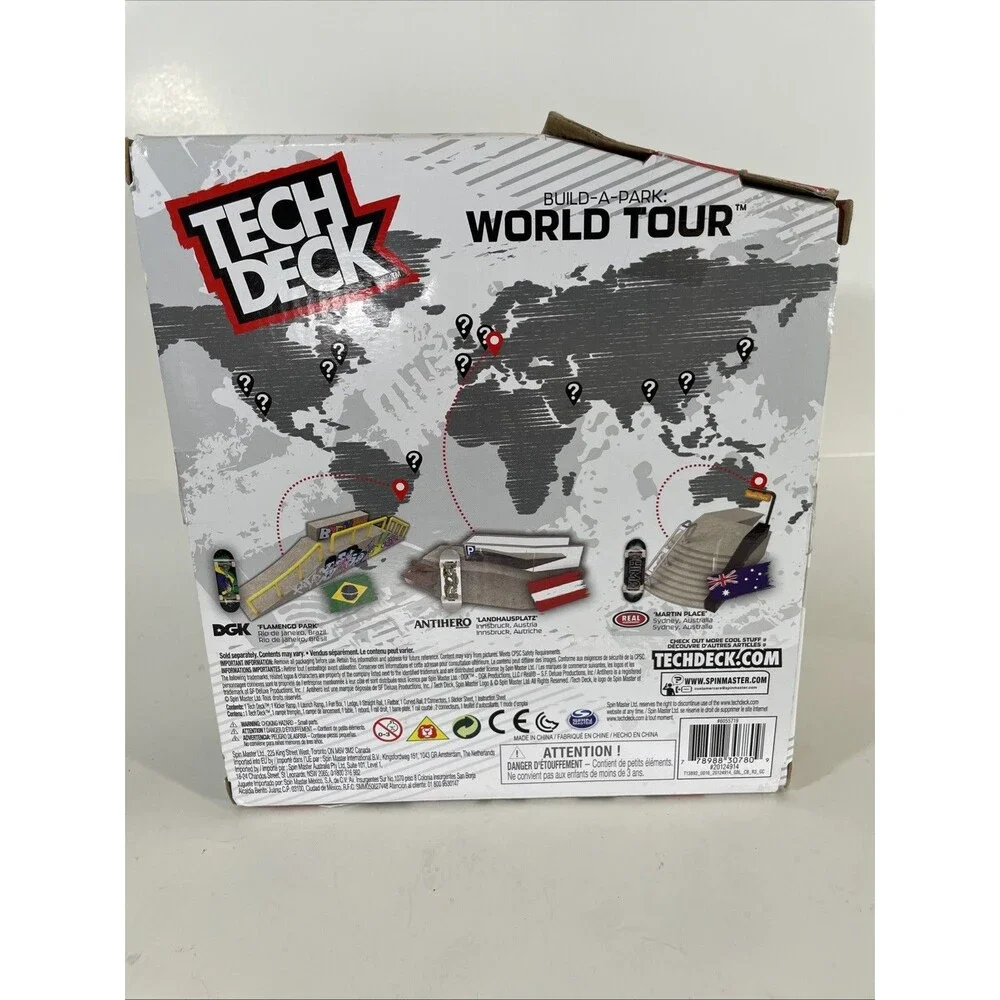 Tech Deck Street Spots World Tour Flamengo Park New Sealed